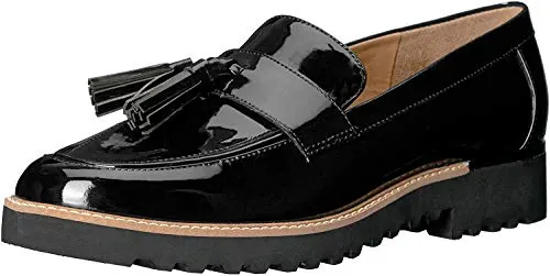 Franco Sarto Women's Carolynn Loafer Flat, Black, 5.5 M US