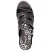 Propét Women's Lexie Wedge Sandal, Black, 10 Wide