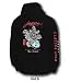 Riot Society Japan Koi Lotus Mens Hoodie - Black, Large