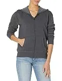 Hanes Women's EcoSmart Full-Zip Hoodie Sweatshirt, Slate Heather, Large
