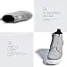VANDIMI Women's Platform Wedge Sneakers Ankle Booties Grey Size 9
