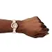 Fossil Women's Virginia Quartz Stainless Steel and Acetate Three-Hand Watch, Color: Rose...