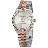 Rolex Datejust 31 Silver Diamond Dial Automatic Ladies Steel and 18kt Everose Gold Jubilee Watch 278381SDJ