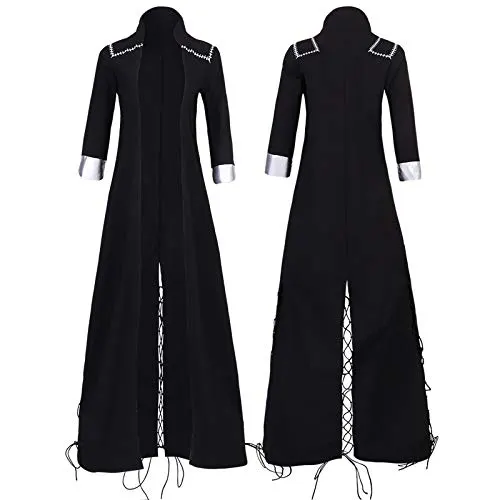 BUBABOX My Hero Academia Cosplay Dabi Cosplay Costume Black Coat (Black, L)