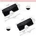 GRFISIA Square Oversized Sunglasses for Women Men Flat Top Fashion Shades (2pcs...