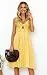 ECOWISH Womens Dresses Summer Tie Front V-Neck Spaghetti Strap Button Down A-Line...