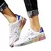 Sunhusing Women's Color Graffiti White Shoes Sports Shoes Running Shoes Men Women...