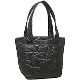 Michael Kors Women's Winnie Nylon Quilted Small Tote (Black, One Size)