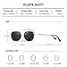 OLIEYE Vintage Oversized Shield Frame Women's Polarized Sunglasses Holiday Sunglasses for Women...