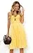 ECOWISH Womens Dresses Summer Tie Front V-Neck Spaghetti Strap Button Down A-Line...
