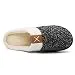 UBFEN Womens Mens Slippers Memory Foam Comfort Fuzzy Plush Lining Slip On...