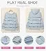 Biucly Womens Casual Tie Dye Striped Hoodies Sweatshirts Oversized Long Sleeve Drawstring...