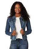 Riders by Lee Indigo Women's Stretch Denim Jacket, Weathered, Large