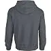 Gildan Men's Fleece Hooded Sweatshirt, Style G18500, Black, Medium