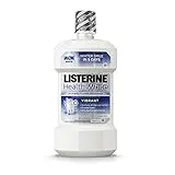 Listerine Healthy White Vibrant Multi-Action Fluoride Mouth Rinse, Foaming Anticavity Mouthwash For Whitening Teeth and Fighting Bad Breath, 16 fl. oz