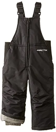 Arctix Infant-Toddler Chest High Snow Bib Overalls, Black, 5T