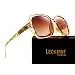 LECKIRUT Oversized Sunglasses for Women Polarized UV Protection Classic Fashion Ladies Shades...