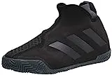 adidas Women's Stycon Laceless Clay Court Tennis Shoe, core Black/Night Met./Grey Six, 8 M US