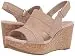 Clarks womens Annadel Ivory Wedge Sandal, Sand Nubuck, 8.5 US