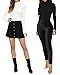 MANGOPOP Women's Mock Turtle Neck Long Sleeve Tops Bodysuit Jumpsuit (A Long...
