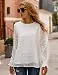 Blooming Jelly Womens Chiffon Blouses Elegant Lantern Long Sleeve Round Neck Tops...