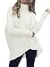 ANRABESS Womens Turtleneck Long Sleeve Sweater High Low Hem Casual Winter Pullover...