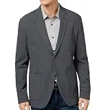 Michael Kors Men's Classic Fit Seersucker Glen Checked Blazer (Storm, 42R)