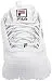 Fila womens Fila Women's Disruptor Ii Premium Sneaker, White/Navy/Red, 8.5 US