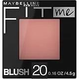Maybelline New York Fit Me Blush, Mauve, 0.16 Ounce
