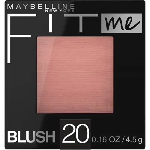 Maybelline New York Fit Me Blush, Mauve, 0.16 Ounce