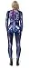 JomeDesign Halloween Costumes for Women 3D Skeleton Cosplay Jumpsuit Bodysuit Galaxy Large