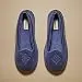 Dearfoams Women's Rebecca Microfiber Velour Closed Back Slipper, Peacoat, Large
