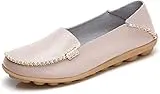 VenusCelia Women's Natural Comfort Walking Flat Loafer(5 M US,Beige)