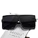 GRFISIA Square Oversized Sunglasses for Women Men Flat Top Fashion Shades (2pcs...
