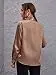 SOLY HUX Women's Satin Silk Long Sleeve Button Down Shirt Formal Work...