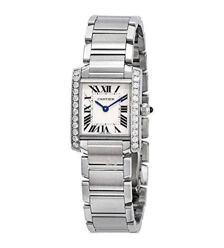 Cartier Tank Francaise Silver Dial Ladies Watch W4TA0008