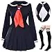 Classic Japanese School Girls Sailor Dress Shirts Uniform Anime Cosplay Costumes with...