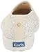 Keds Women's Kate Spade Double Decker Glitter Sneaker, Cream, 8.5