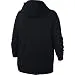 NIKE Sportswear Women's Plus Club Funnel-Neck Hoodie, Black/Black/Black/White, 1X