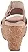 Clarks womens Annadel Ivory Wedge Sandal, Sand Nubuck, 8.5 US