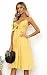ECOWISH Womens Dresses Summer Tie Front V-Neck Spaghetti Strap Button Down A-Line...