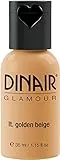 Dinair Airbrush Makeup Foundation | Light Golden Beige | GLAMOUR: Natural, Light coverage, Matte 1.15 oz.