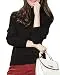 DAIMIDY Women's Turtleneck Cashmere Sweaters Black Cashmere Sweater, US S/4-6