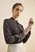 Escalier Women's Satin Silk Long Sleeve Button Down Shirt Casual Work Office...