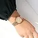Anne Klein Women's AK/1362RGRG Rose Gold-Tone Diamond-Accented Bracelet Watch