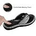 Wishcotton Women's Adjustable Memory Foam Flip Flop Slippers Cozy Lightweight Open Toe...