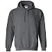 Gildan Men's Fleece Hooded Sweatshirt, Style G18500, Black, Medium