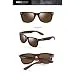 GREY JACK Classic Polarized Retro Square Horn Rimmed Design Sunglasses for Men...
