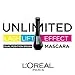 L'Oreal Paris Makeup Unlimited Lash Lifting and Lengthening Washable Mascara, Black Brown