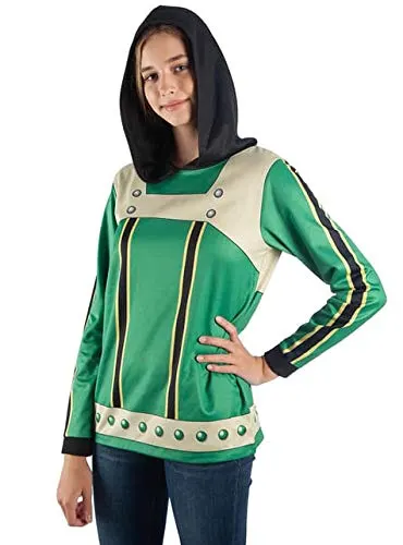 My Hero Academia Hoodie My Hero Academia Froppy Cosplay My Hero Academia-Large Green